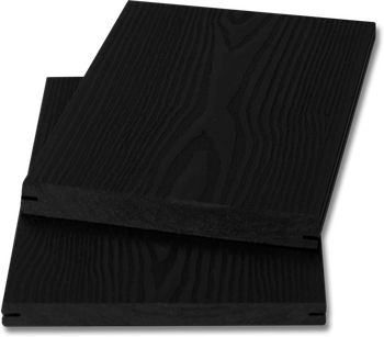 Доска заборная премум / OTTIMO 3D (объемный эмбосинг) - рисунок ТТ (13 х 145) черный