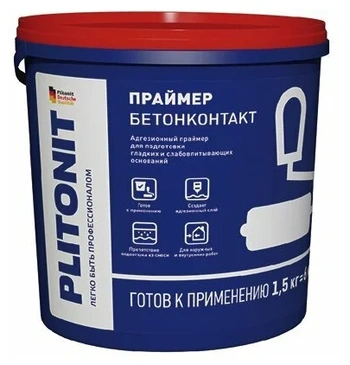 Грунтовка Plitonit Бетонконтакт, 15 кг