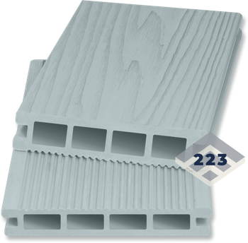 Доска террасная / STRADA MAX 3D (объемный эмбосинг) (25 х 140) белый
