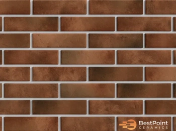 Клинкерная термопанель BestPoint Retro Brick Chili 245 x 65 x 8 мм