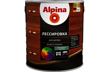 Лессировка для дерева Alpina сосна 2,5л