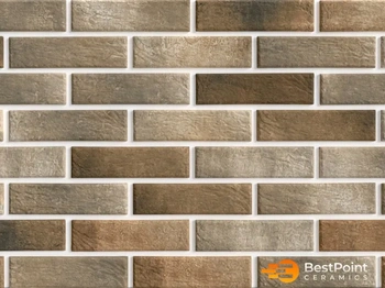 Клинкерная термопанель BestPoint Loft Brick Pepper 245 x 65 x 8 мм
