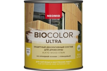 Защитный декоративный состав Неомид Bio Color Ultra калужница 0,9 л