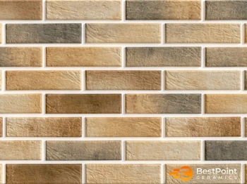 Клинкерная термопанель BestPoint Loft Brick Masala 245 x 65 x 8 мм