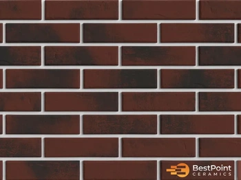 Клинкерная термопанель BestPoint Exclusive Red Wine 245 x 65 x 8 мм