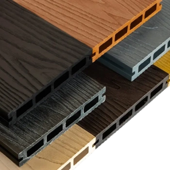 Доска террасная пустотелая с пазом 140 Х 25 мм, 3,5 кг, терракот, пог.м