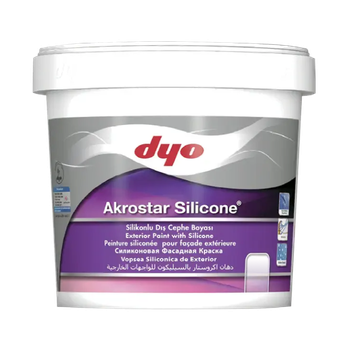 Краска вд фасад 7,5л мат акрил силик AKROSTAR SILICONE (разб до 10%) DYO (1/48) П
