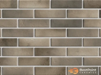 Клинкерная термопанель BestPoint Retro Brick Pepper 245 x 65 x 8 мм