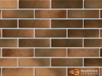 Клинкерная термопанель BestPoint Retro Brick Curry 245 x 65 x 8 мм