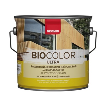 Защитный декоративный состав Неомид Bio Color Ultra калужница 2,7л