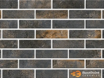 Клинкерная термопанель BestPoint Exclusive Metal Dark 245 x 65 x 8 мм